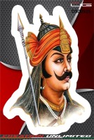 Maharana Pratap Warrior Sticker