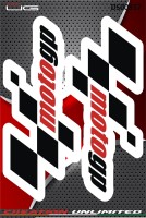 MotoGP Racing Flag Sticker Set