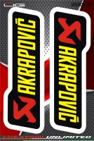 Akrapovic Exhaust Logo Sticker