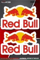 Red Bull Logo Sticker Set