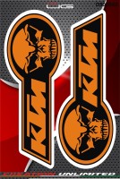 KTM Skull Logo Sticker Decal