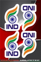 India Flag Tricolor IND Sticker