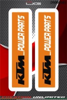 KTM PowerParts Racing Sticker Decals