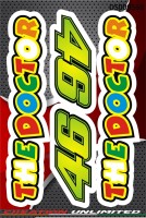 The Doctor 46 Racing Sticker Decals