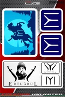 Ertugrul and horse sticker