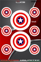 star shield sticker (small)