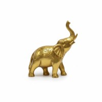 Antique Brass Elephant Statue