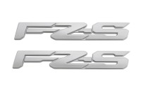 FZS Silver Chrome 3D Emblem Sticker