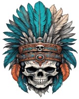 feathered death sticker