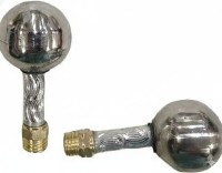 Heavy Mirror Nut Pair (Chrome Finish)