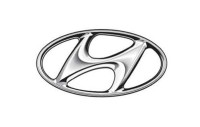 Hyundai Car Logo Emblem  Chrome Finish