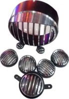 Complete Set Diamond Shade Headlight (black)
