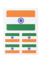 Indian Flag Sticker Set