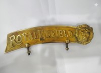 NUMBER PLATE LION BRASS