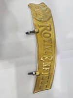 Royal Enfield Solid Brass Lion Mudguard Emblem