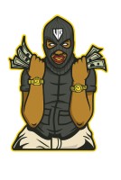 Money Mask Hustler Sticker