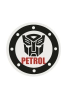 Petrol Tank Cap Sticker  Transformer Design