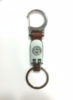 Legacy Metal-Leather Key Clip (brown)