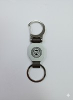 Royal Enfield Carabiner Keychain (brown)