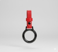Leather Loop Key Fob (RED)