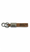Metal & Leather Key Fob (ROYAL ENFIELD)