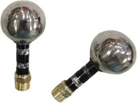 Silver & Black Sphere Caps (H)