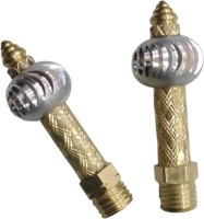 Brass heavy Diamond Cut Bike YoKE Handle Bar Styling SILVER AND GOLDEN