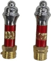 Red & Chrome Valve Caps (H)