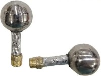 Silver Wave Sphere Caps