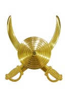 Brass talwar dhaal round big