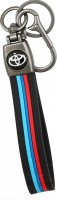 Tricolor Stripe Keychain (toyota)