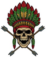 tribal skull