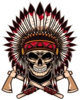 Warrior's curse sticker