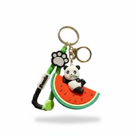 Cute panda key chain (watermelon)